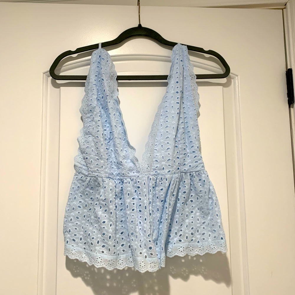NWOT Light Blue Tank Top Size Small